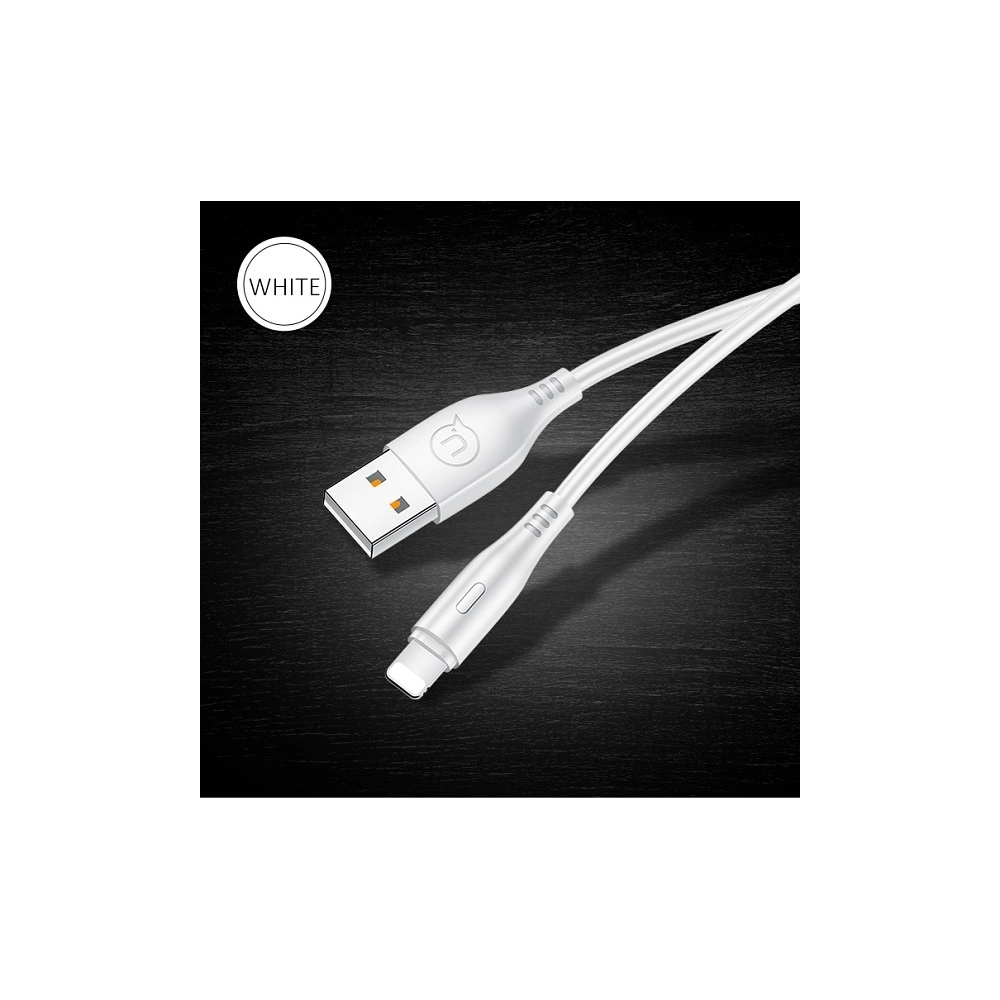 Hurtownia GSM - Kabel USAMS U18 lightning 2A Fast Charge 1m biały/white SJ266USB02 - USA368WHT - {ean13} - Hurt