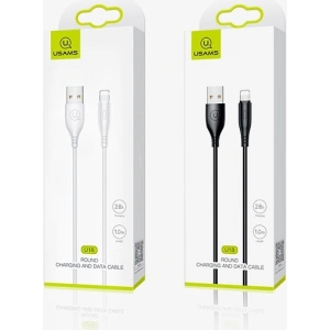 Hurtownia GSM - Kabel USAMS U18 lightning 2A Fast Charge 1m biały/white SJ266USB02 - USA368WHT - {ean13} - Hurt