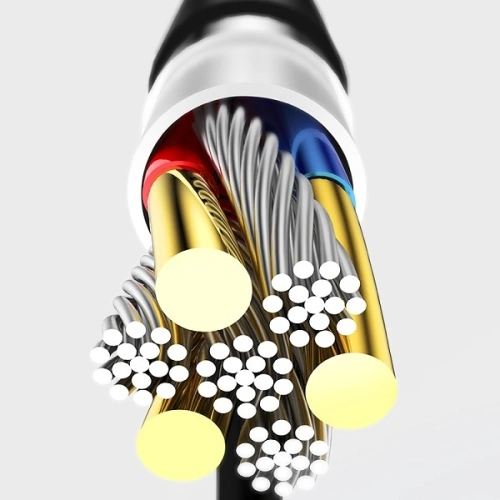 Kabel USAMS U18 lightning 2A Fast Charge 1m czarny/black SJ266USB01