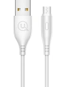 Kabel USAMS U18 microUSB 2A Fast Charge 1m biały/white SJ268USB02