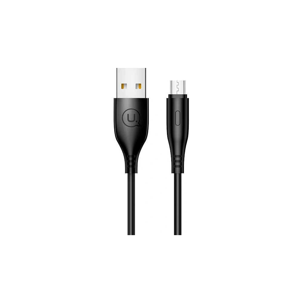 Hurtownia GSM - Kabel USAMS U18 microUSB 2A Fast Charge 1m černý/black SJ268USB01 - USA371BLK - {ean13} - Hurt