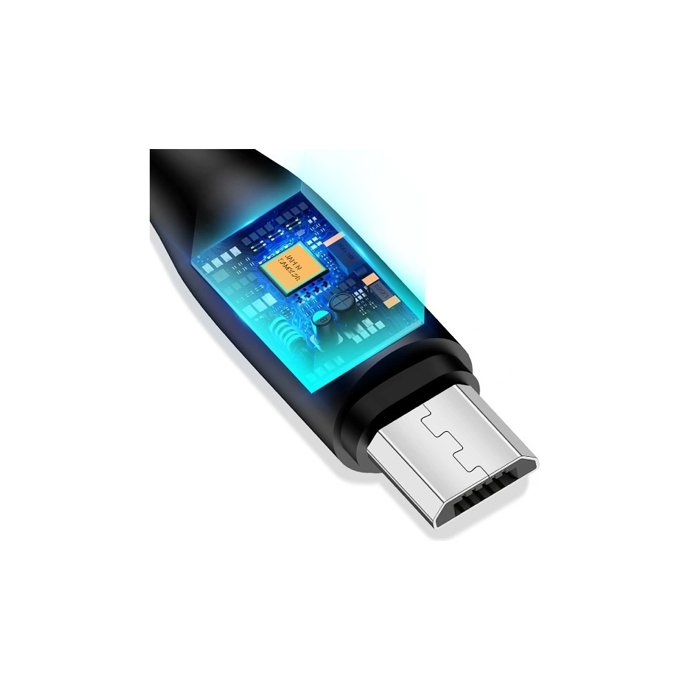 Hurtownia GSM - Kabel USAMS U18 microUSB 2A Fast Charge 1m černý/black SJ268USB01 - USA371BLK - {ean13} - Hurt