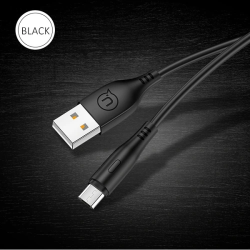 Kabel USAMS U18 microUSB 2A Fast Charge 1m czarny/black SJ268USB01