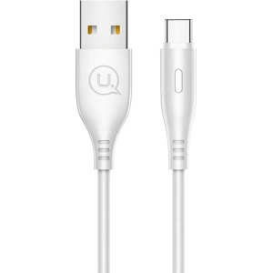 Hurtownia GSM - Kabel USAMS U18 USB-C 2A Fast Charge 1m biały/white SJ267USB02 - USA372WHT - {ean13} - Hurt