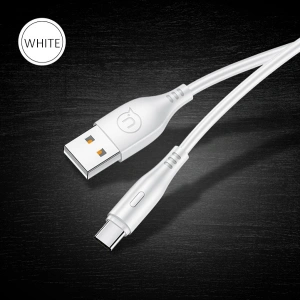 Hurtownia GSM - Kabel USAMS U18 USB-C 2A Fast Charge 1m biały/white SJ267USB02 - USA372WHT - {ean13} - Hurt