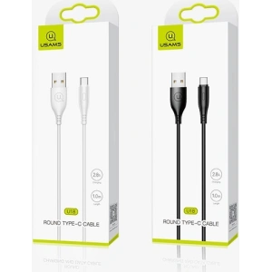 Hurtownia GSM - Kabel USAMS U18 USB-C 2A Fast Charge 1m biały/white SJ267USB02 - USA372WHT - {ean13} - Hurt