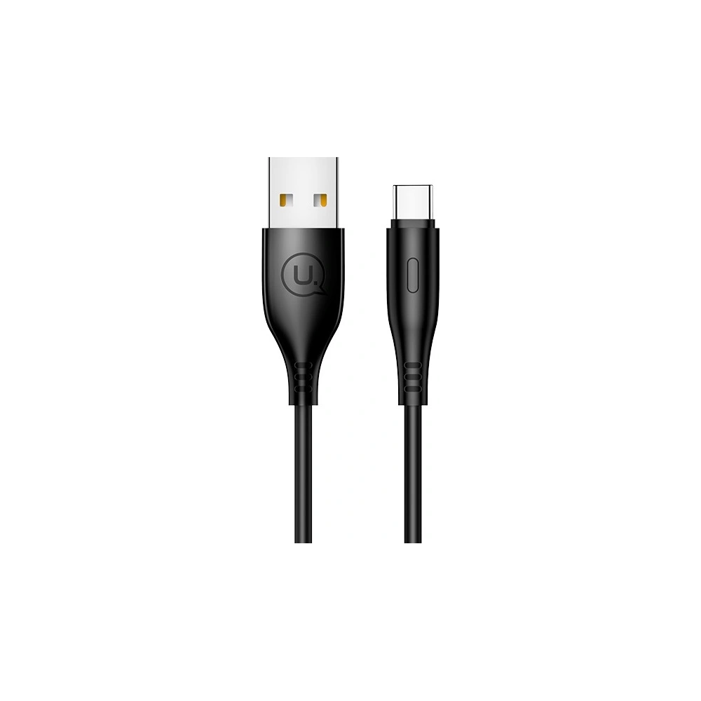 Hurtownia GSM - Kabel USAMS U18 USB-C 2A Rychlé nabíjení 1m černý/black SJ267USB01 - USA373BLK - {ean13} - Hurt