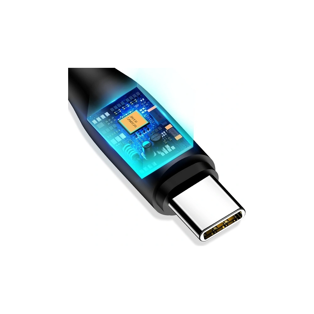 Hurtownia GSM - Kabel USAMS U18 USB-C 2A Rychlé nabíjení 1m černý/black SJ267USB01 - USA373BLK - {ean13} - Hurt