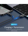 Hurtownia GSM - Kabel USAMS U18 USB-C 2A Fast Charge 1m czarny/black SJ267USB01 - USA373BLK - {ean13} - Hurt