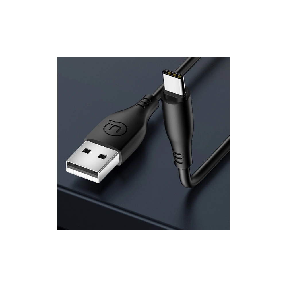 Hurtownia GSM - Kabel USAMS U18 USB-C 2A Rychlé nabíjení 1m černý/black SJ267USB01 - USA373BLK - {ean13} - Hurt