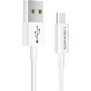 Wholesale USAMS Cable U23 microUSB 2A Fast Charge 1m white SJ284USB01 (US-SJ284) - USA375WHT - {ean13} - Hurt