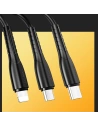 Hurtownia GSM - Kabel USAMS U35 3w1 1m 2A Fast Charge czarny/black (lightning/microUSB/USB-C) SJ367USB01 - USA377BLK - {ean13} - Hurt