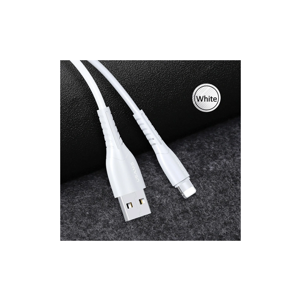 Hurtownia GSM - Kabel USAMS U35 lightning 2A rychlé nabíjení 1m bílý/white SJ364USB02 - USA378WHT - {ean13} - Hurt