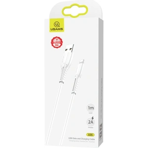 Hurtownia GSM - Kabel USAMS U35 lightning 2A Fast Charge 1m biały/white SJ364USB02 - USA378WHT - {ean13} - Hurt