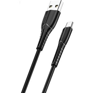 Wholesale USAMS Cable U35 microUSB 2A Fast Charge 1m black SJ365USB01 (US-SJ365) - USA381BLK - {ean13} - Hurt