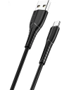 Hurtownia GSM - Kabel USAMS U35 microUSB 2A Fast Charge 1m czarny/black SJ365USB01 - USA381BLK - {ean13} - Hurt