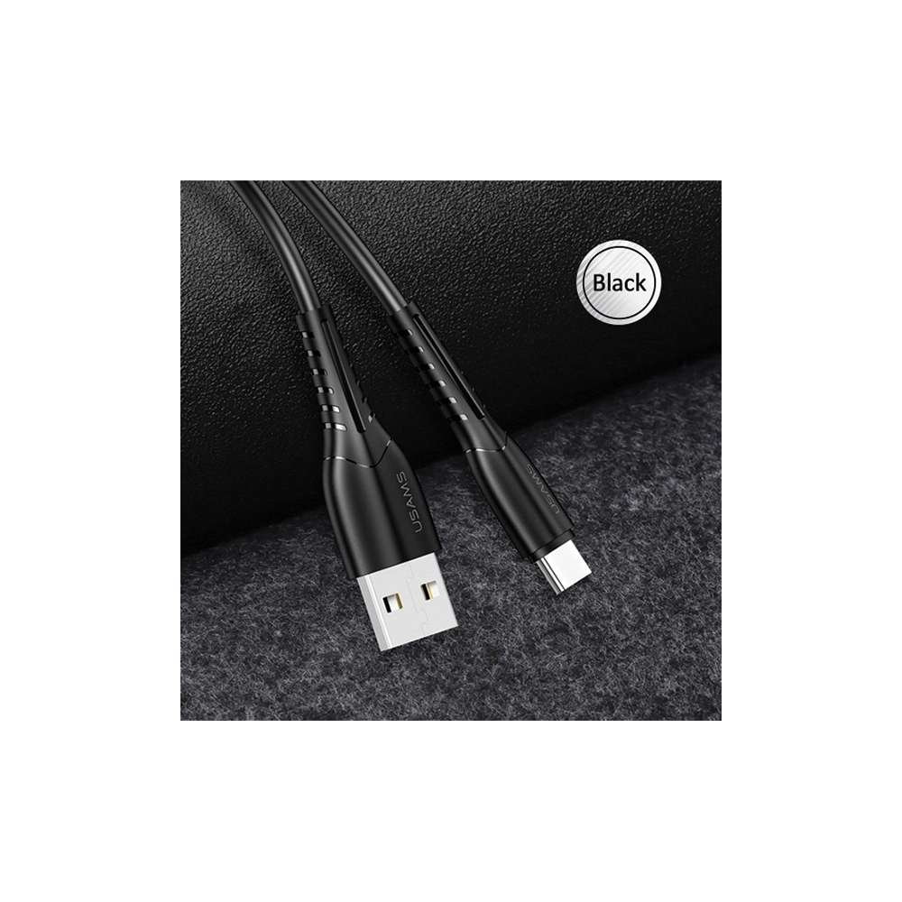 Hurtownia GSM - Kabel USAMS U35 microUSB 2A Fast Charge 1m czarny/black SJ365USB01 - USA381BLK - {ean13} - Hurt