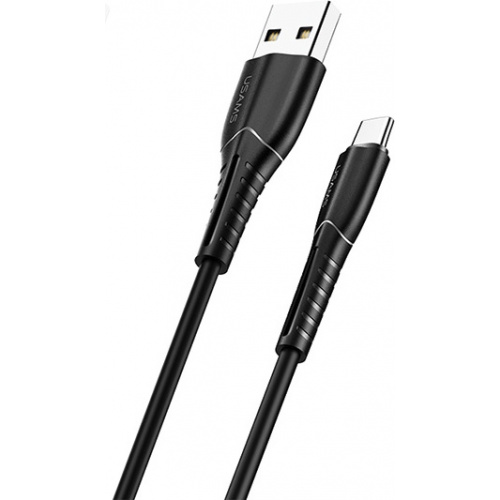 Usams Distributor - 6958444981123 - USA383BLK - USAMS Cable U35 USB-C 2A Fast Charge 1m black SJ366USB01 (US-SJ366) - B2B homescreen