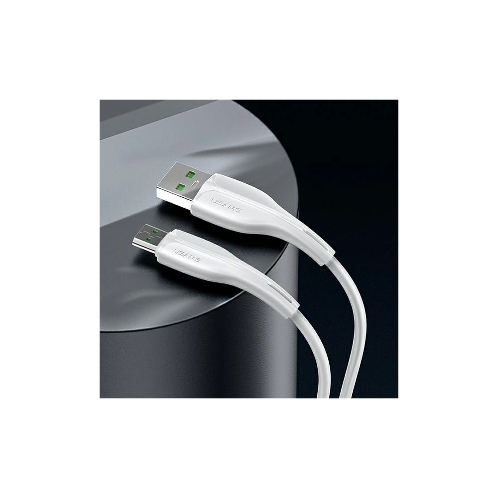 Hurtownia GSM - Kabel USAMS U38 microUSB 4A Fast Charge for OPPO 1m biały/white SJ375USB02 - USA384WHT - {ean13} - Hurt