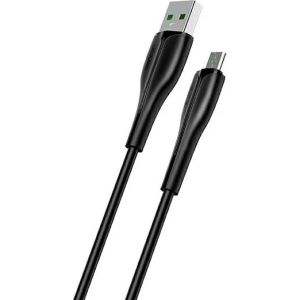 Kabel USAMS U38 microUSB 4A Fast Charge for OPPO 1m czarny/black SJ375USB01