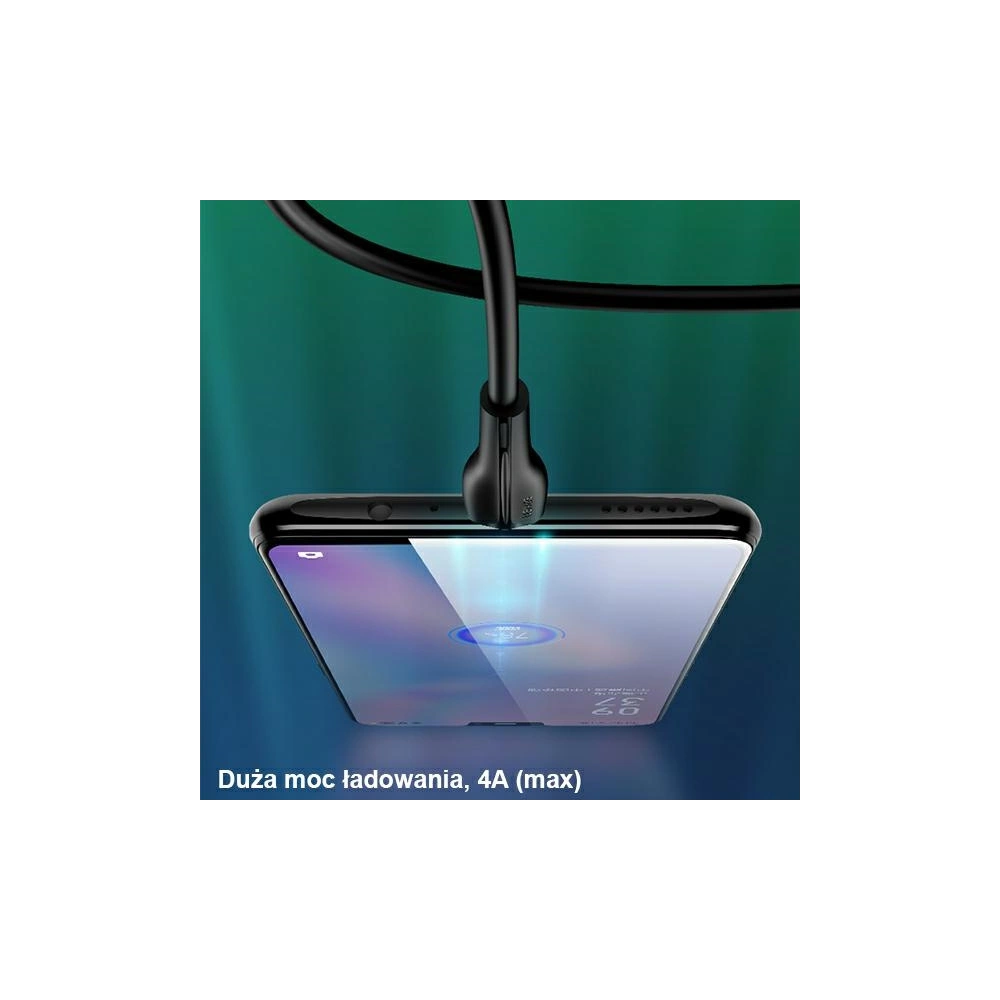 Hurtownia GSM - Kabel USAMS U38 microUSB 4A Fast Charge pro OPPO 1m černý/black SJ375USB01 - USA385BLK - {ean13} - Hurt