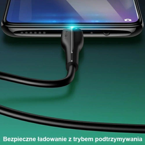 Kabel USAMS U38 microUSB 4A Fast Charge for OPPO 1m czarny/black SJ375USB01