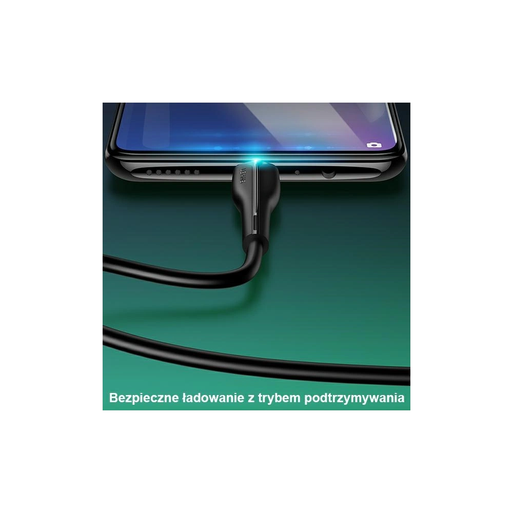 Hurtownia GSM - Kabel USAMS U38 microUSB 4A Fast Charge pro OPPO 1m černý/black SJ375USB01 - USA385BLK - {ean13} - Hurt