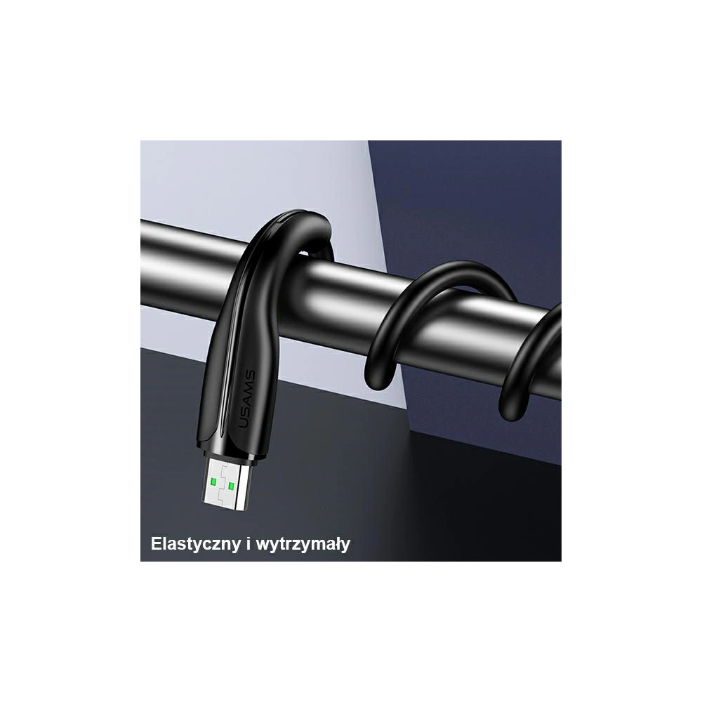 Hurtownia GSM - Kabel USAMS U38 microUSB 4A Fast Charge pro OPPO 1m černý/black SJ375USB01 - USA385BLK - {ean13} - Hurt