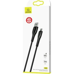 Wholesale USAMS Cable U38 microUSB 4A Fast Charge for OPPO 1m black SJ375USB01 (US-SJ375) - USA385BLK - {ean13} - Hurt