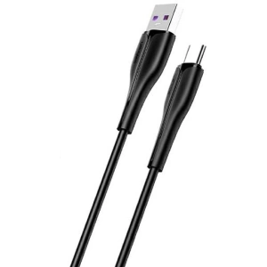 Hurtownia GSM - Kabel USAMS U38 USB-C 5A Fast Charge for OPPO/HUAWEI 1m czarny/black SJ376USB01 - USA387BLK - {ean13} - Hurt