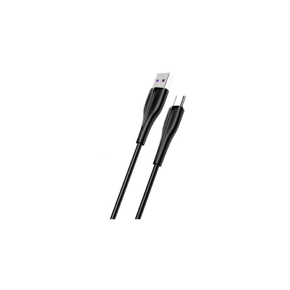 Hurtownia GSM - Kabel USAMS U38 USB-C 5A rychlé nabíjení pro OPPO/HUAWEI 1m černý/SJ376USB01 - USA387BLK - {ean13} - Hurt