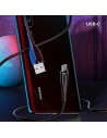 Hurtownia GSM - Kabel USAMS U38 USB-C 5A Fast Charge for OPPO/HUAWEI 1m czarny/black SJ376USB01 - USA387BLK - {ean13} - Hurt