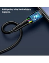 Hurtownia GSM - Kabel USAMS U38 USB-C 5A Fast Charge for OPPO/HUAWEI 1m czarny/black SJ376USB01 - USA387BLK - {ean13} - Hurt