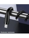 Hurtownia GSM - Kabel USAMS U38 USB-C 5A rychlé nabíjení pro OPPO/HUAWEI 1m černý/SJ376USB01 - USA387BLK - {ean13} - Hurt
