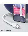 Kabel USAMS U43 USB-C na Lightning 30W PD 1.2m bílý/white SJ406USB02