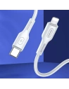 Kabel USAMS U43 USB-C na Lightning 30W PD 1.2m bílý/white SJ406USB02
