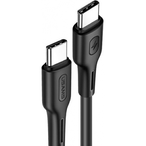 Hurtownia Usams - 6958444922447 - USA391BLK - Kabel USAMS U43 USB-C na USB-C 100W PD Fast Charge 5A 1.2m czarny/black SJ459USB01 - B2B homescreen