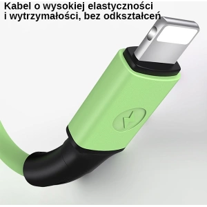Hurtownia GSM - Kabel USAMS U52 lightning 2A Fast Charge 1m biały/white SJ434USB01 - USA394WHT - {ean13} - Hurt