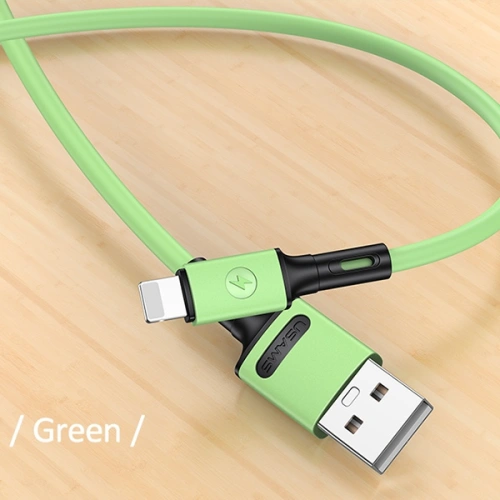 Kabel USAMS U52 lightning 2A Fast Charge 1m zielony/green SJ434USB02