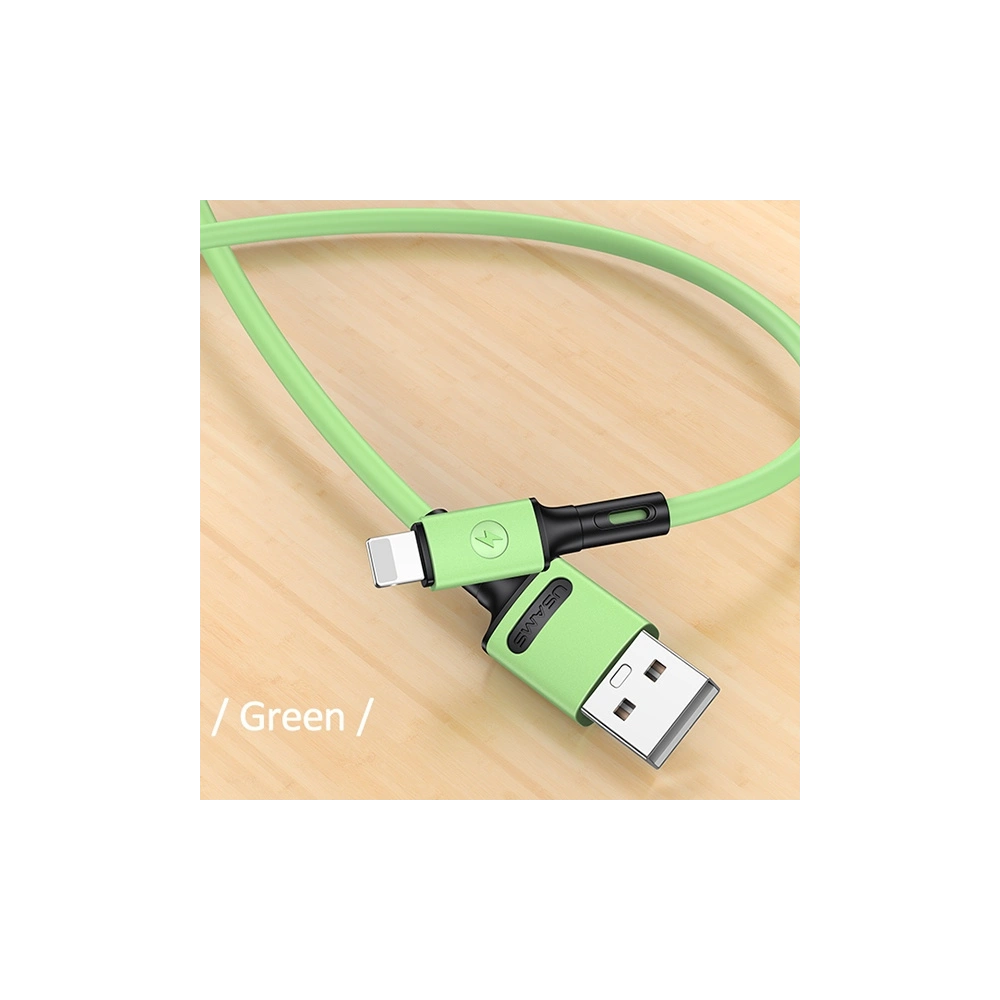 Hurtownia GSM - Kabel USAMS U52 lightning 2A rychlé nabíjení 1m zelený/green SJ434USB02 - USA396GRN - {ean13} - Hurt