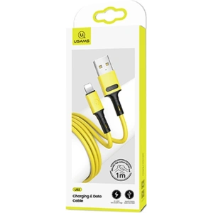 Hurtownia GSM - Kabel USAMS U52 lightning 2A Fast Charge 1m żółty/yellow SJ434USB03 - USA397YEL - {ean13} - Hurt