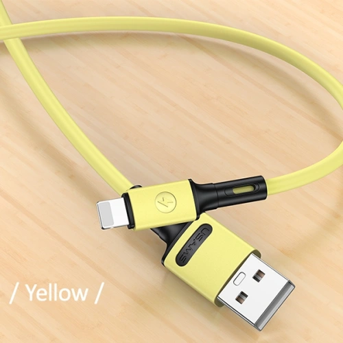 Kabel USAMS U52 lightning 2A Fast Charge 1m żółty/yellow SJ434USB03