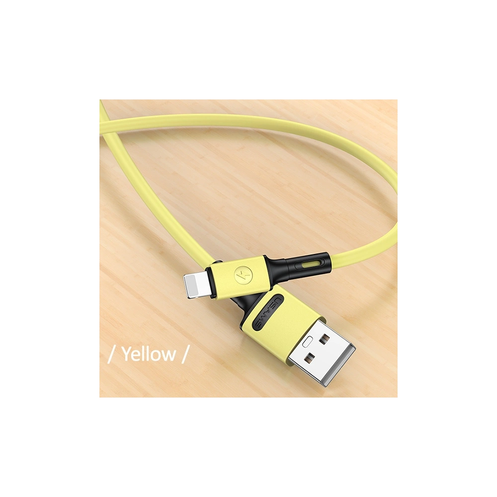 Hurtownia GSM - Kabel USAMS U52 lightning 2A rychlé nabíjení 1m žlutý SJ434USB03 - USA397YEL - {ean13} - Hurt