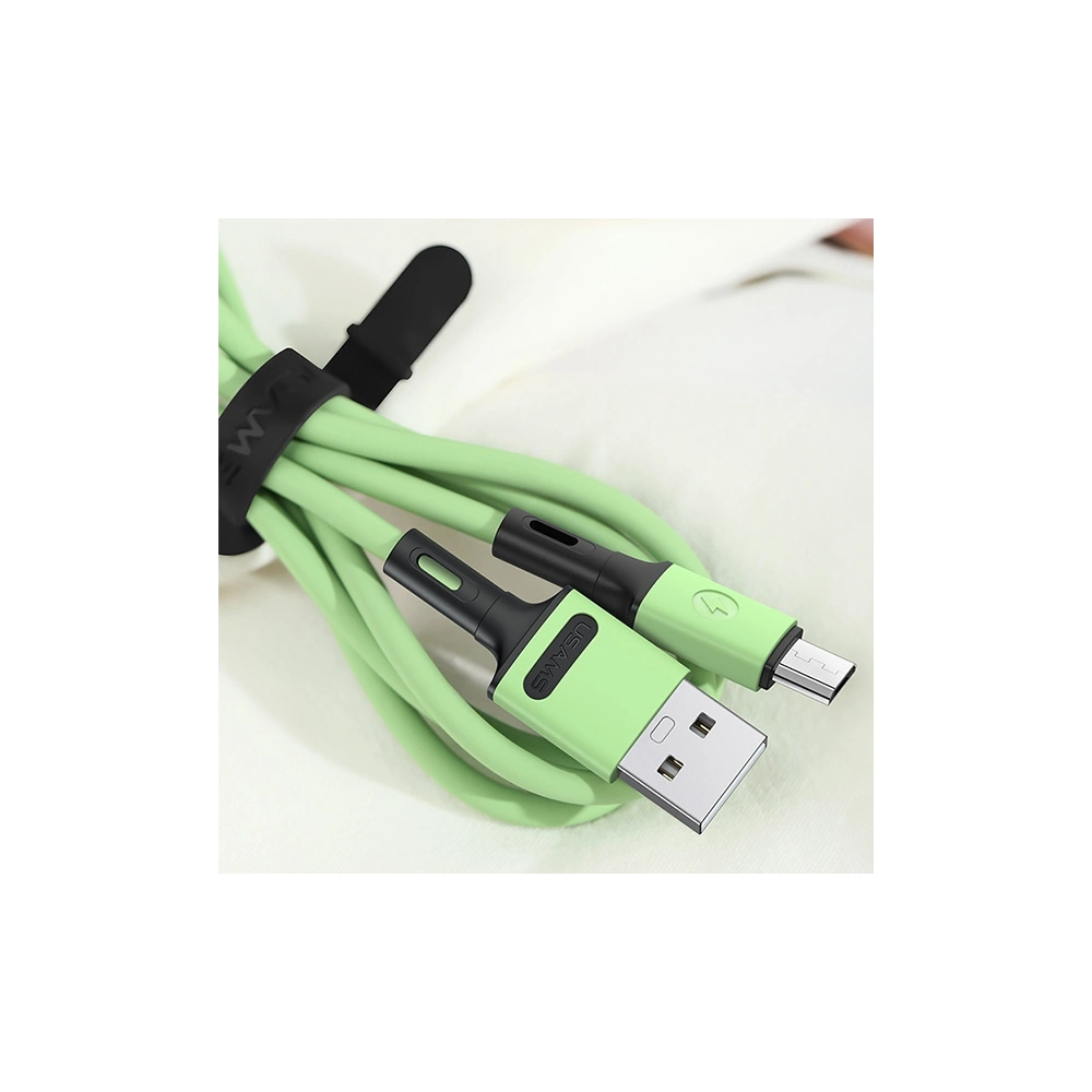 Hurtownia GSM - Kabel USAMS U52 microUSB 2A Fast Charge 1m biały/white SJ435USB01 - USA398WHT - {ean13} - Hurt