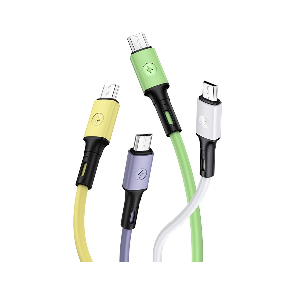 Wholesale USAMS Cable U52 microUSB 2A Fast Charge 1m purple SJ435USB04 (US-SJ435) - USA399RP - {ean13} - Hurt