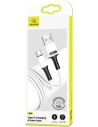 Kabel USAMS U52 USB-C 2A Fast Charge 1m biały/white SJ436USB01
