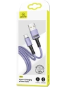 Kabel USAMS U52 USB-C 2A Fast Charge 1m purpurowy/purple SJ436USB04