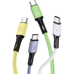 Hurtownia GSM - Kabel USAMS U52 USB-C 2A Fast Charge 1m purpurowy/purple SJ436USB04 - USA403PRP - {ean13} - Hurt