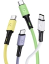 Hurtownia GSM - Kabel USAMS U52 USB-C 2A Fast Charge 1m żółty/yellow SJ436USB03 - USA405YEL - {ean13} - Hurt