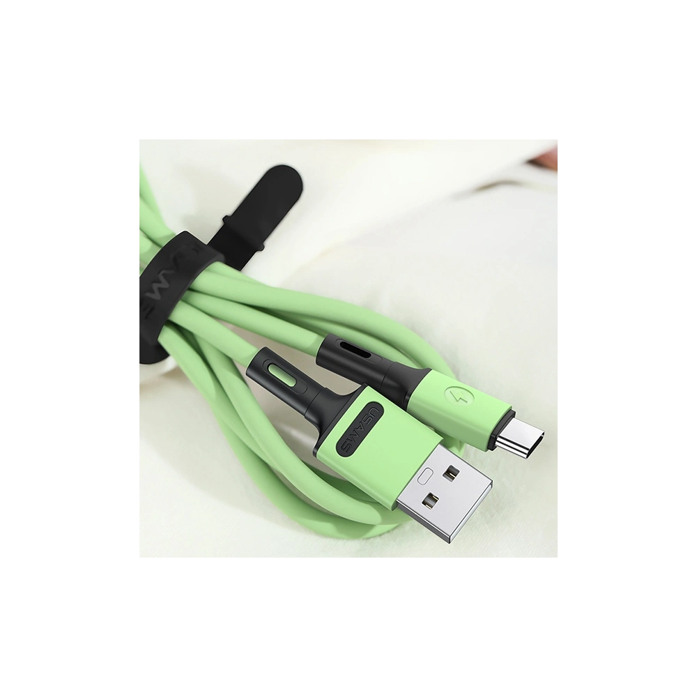 Wholesale USAMS Cable U52 USB-C 2A Fast Charge 1m yellow SJ436USB03 (US-SJ436) - USA405YEL - {ean13} - Hurt